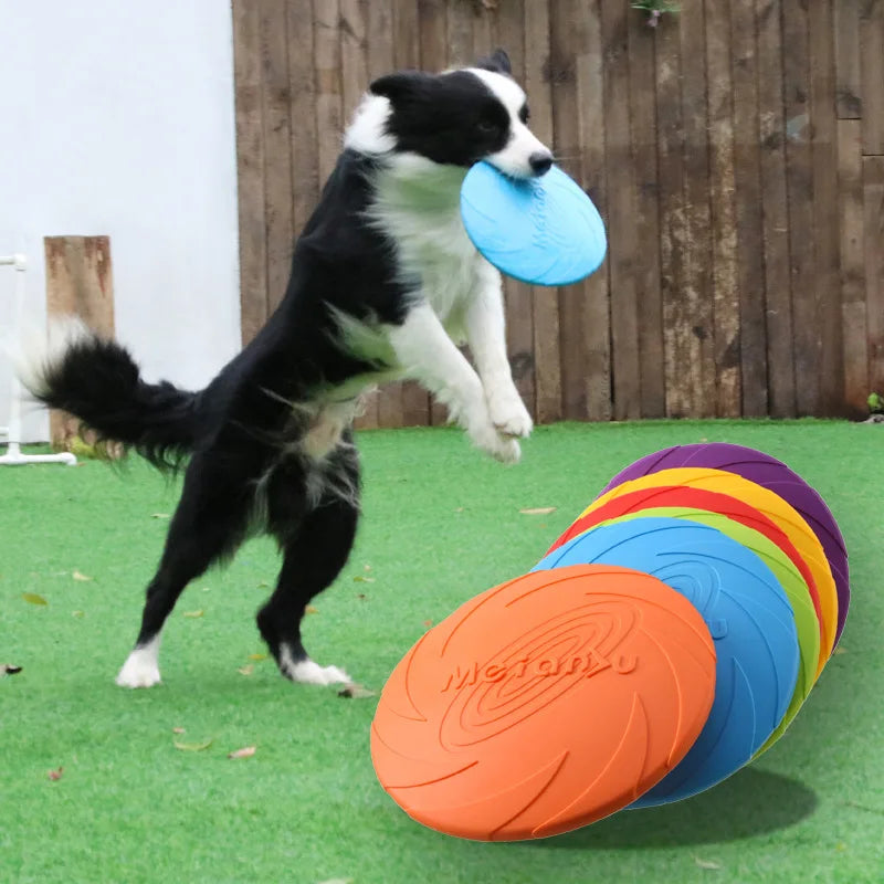 Disco Voador Brinquedo para Pets Resistente a Mordidas Marca OUZEY para Cães, Brinquedos multifuncional para Cães