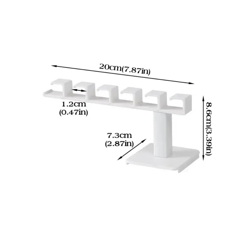 HOT 6 Hooks Hat Holder Shaped Baseball Cap Storage Rack Wall Mount Belt Multifunctional Storage Without Punching Economic Hook