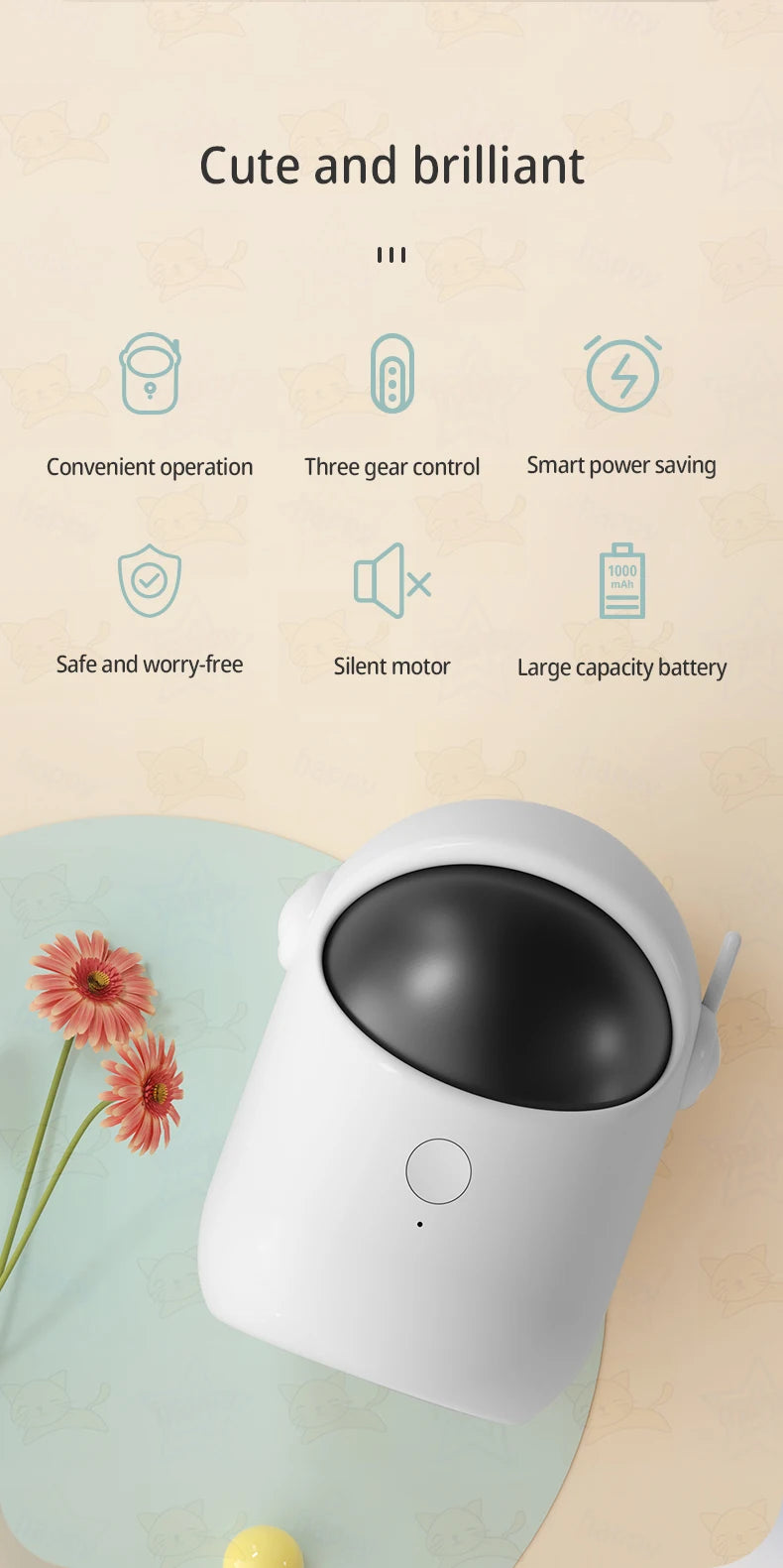 Automatic Laser Cat Toy Rechargeable Auto-rotation Laser Light Interactive Cat Toys Pet Tease Device Dog Toy Fast and Slow Mode