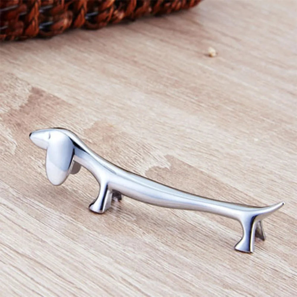 Silver Cutlery Bracket Holder Kitchen Accessories Fawn /Little Dog Shape Zinc Alloy Cutlery Storage Cute Chopsticks Holder