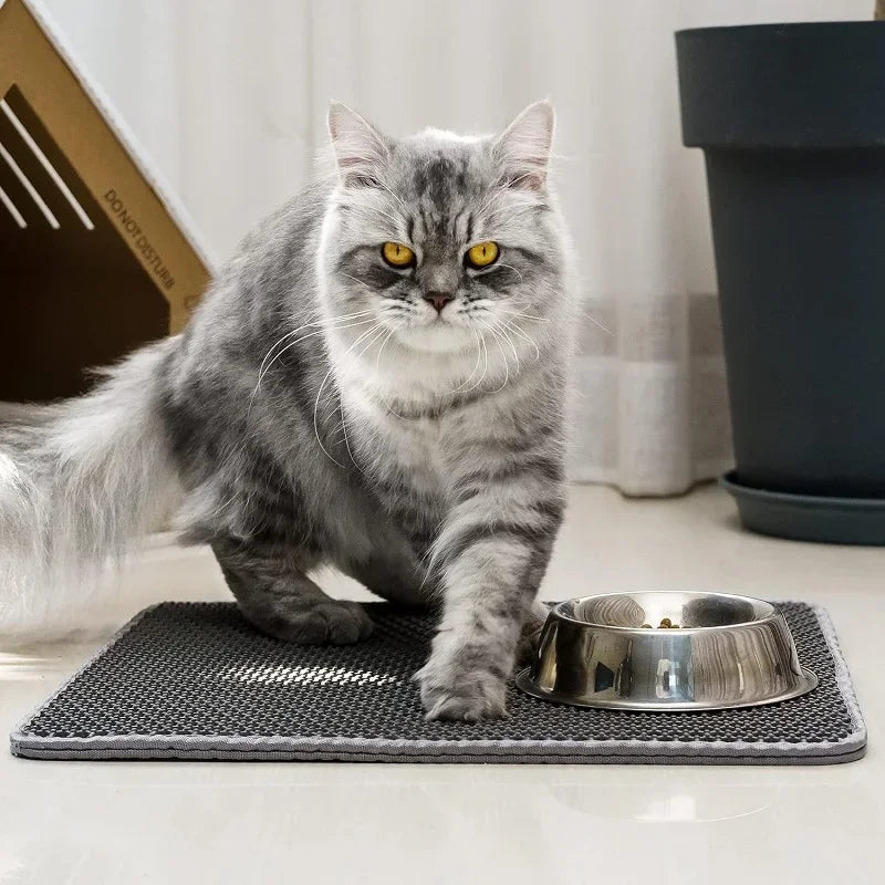 Cat Litter Mat Pet Toilet Waterproof Double Layer Pet Litter Box Mat Nonslip Sand Cat Washable Mat Clean Pad Pet Clean Supplies