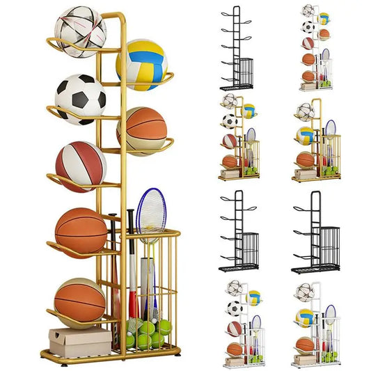 Suporte Organizador Multi Camadas Multi Usos Multi Coisas: Bolas, Vasos, Panelas & Tampas, Materiais Esportivos, Outros Objetos.
