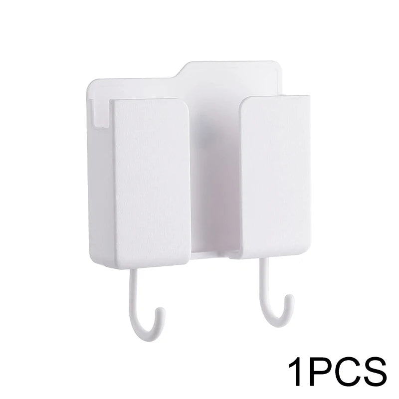 Multifunction Holder Smartphone Holder Wall Mounted Organizer Storage Box Wall Charger Hook Cable Organizer Charging Dock Stand