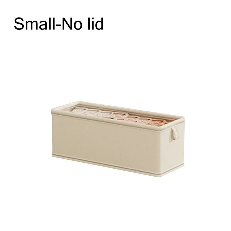 New Thicken Clothes Organizer Dustproof Visual Drawers Organizer Foldable with Lid Home Supplies