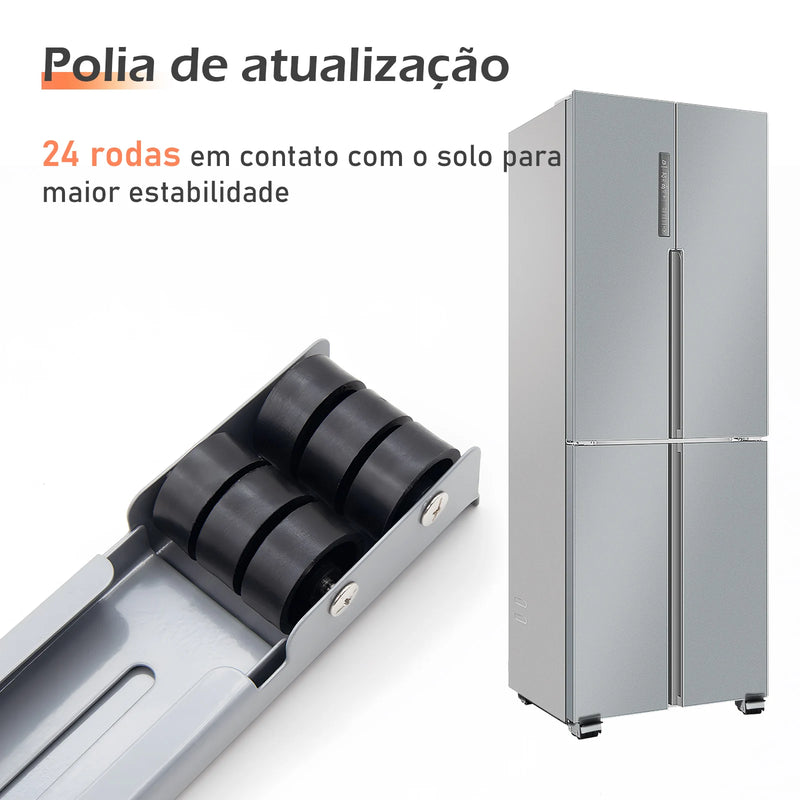 Suporte Deslizante para Geladeira, Lava-roupas. Facilita a limpeza. Frete grátis, suporte para geladeira para sala de refrigeração preto, rodas ajustáveis, geladeira do Brasil