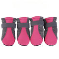 Breathable Pet Dog Shoes Waterproof Outdoor Walking Net Soft Summer Pet Shoes Night Safe Reflective Boots For Small Medium Dogs