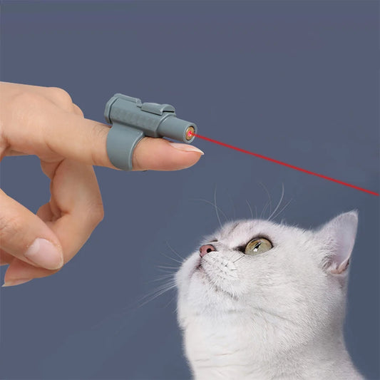 Portable Mini Laser Cat Toy - Finger Sleeve Design For Interactive Play And Endless Fun Stimulating Cat Movements Teasing Toys
