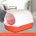 Closed Sandbox Cats Sanitary Tray Splash Proof Clean Basin Anti Flip Over Odor Proof Pet Accessories Pet Litter Box Plastic