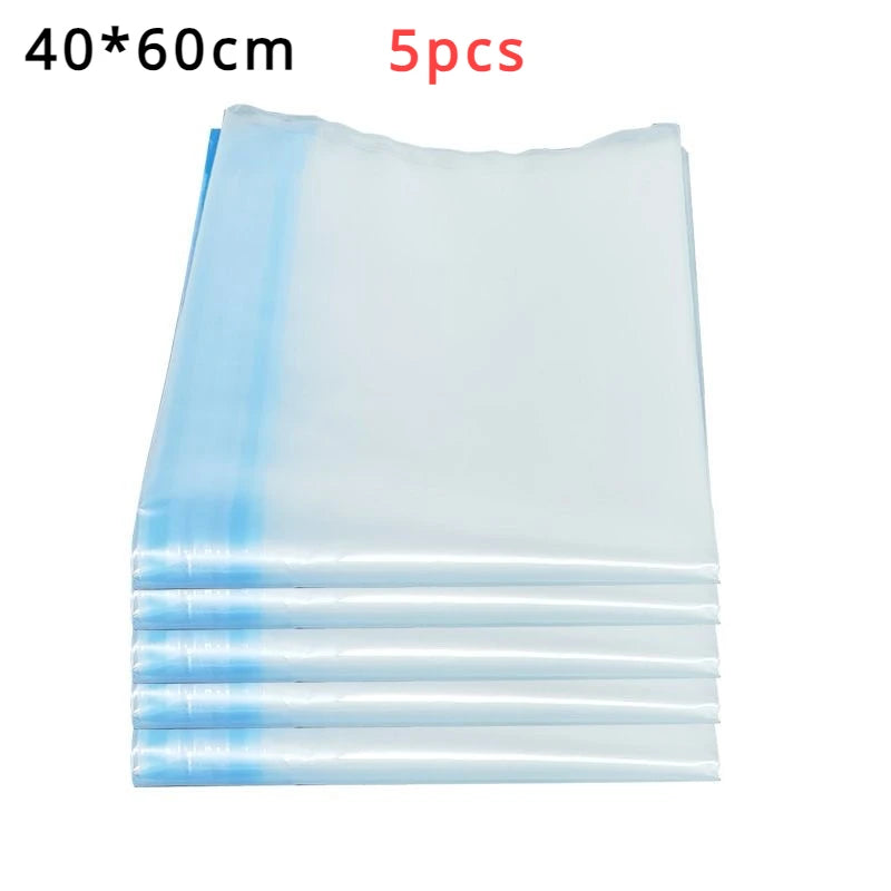 5pcs Travel Compression Bag Vacuum Bags for Storing Clothes Suitable for Luggage and Essential Cruise Clothing Vacum Storage Bag