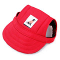 강아지 Dog Baseball Cap Hat with Neck Strap Adjustable Comfortable Ear Holes for Small Medium Large Dogs in Ourdoor Sun Protection